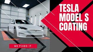 Coating a Tesla Model S with Revivify Coatings