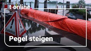 Bodensee-Hochwasser: Wege überschwemmt, Schiffsrouten unterbrochen