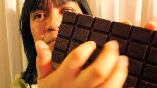 ASMR chocolate tapping and eating REQUESTED