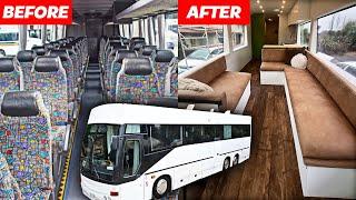 BUS CONVERSION FULL BUILD  2 years start to finish  DIY for family