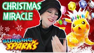 BEST Pokemon CHRISTMAS GIFT EVER! Surging Sparks ETB & Booster Box Opening