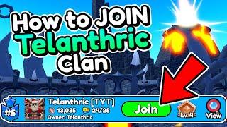 How to Join TELANTHRIC CLAN!! (Toilet Tower Defense)