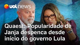 Popularidade de Janja despenca desde início do governo Lula, diz pesquisa Quaest