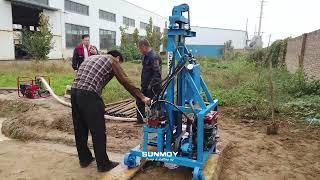 Water Well Drilling rig and Borehole Well Drilling Equipment Sunmoy HG260D