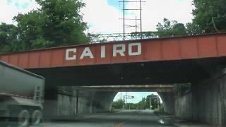 driving through Cairo, Illinois on U.S. 51 south