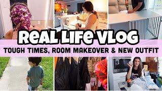 GOING THROUGH ANOTHER LOSS  DAY IN THE LIFE OF A MOM | FUNERAL, DINING ROOM MAKEOVER + NEW OUTFITS