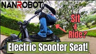 Nanrobot Electric Scooter Seat Installation Tutorial & Review!