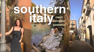 southern italy vlog: sorrento, positano, capri | travel diaries 