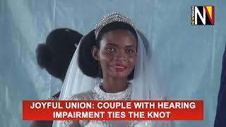 Joyful Union: Couple with hearing impairment ties the knot