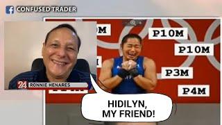 "Hidilyn, my friend!" –Ronnie Henares