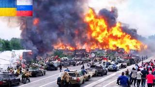 VOR 1 STUNDE! Russlands letzter Militärkonvoi wurde nach dem Lenkwaffenangriff der Ukraine dreist ZE