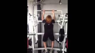 Brett Cass Chin ups (x14)