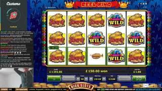 HUGE WIN on Reel King Slot - £2 Bet