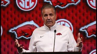 John Calipari speaks at SEC basketball media day