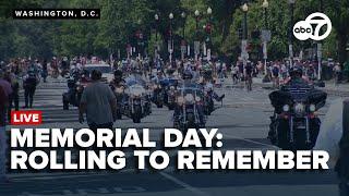 WATCH LIVE: Thousands of bikers honor military heroes during DC's Rolling to Remember ride