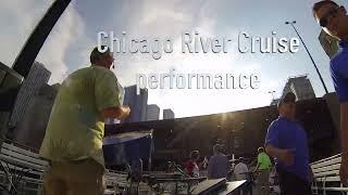 Performing Steel Pan on the Chicago River Cruise at super high speed!