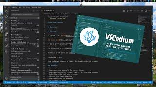 VS Codium (VS Code) on Arch Linux With A Shell Script