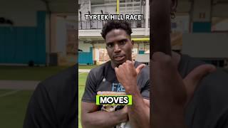 TYREEK HILL VS ELI MACK RACE! WHO WON? #nfl #tyreekhill #cheetah #race