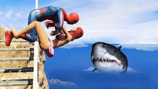 GTA 5 Spider-Man Ragdolls Compilation 11 (Funny Video)