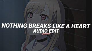 nothing breaks like a heart - mark ronson ft. miley cyrus [edit audio]