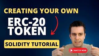 Creating your own money! Solidity Tutorial for creating an ERC-20 Token