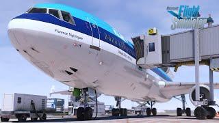 MSFS | TFDI MD11 | Beautiful landing in Montreal! | Full Flight