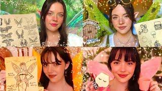 ASMR 2.5+ HRS Fairy ASMR | Desigining Your Fairy Wings, Fairy House, and Wardrobe, Wooden Makeup 