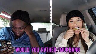 WOULD YOU RATHER w/ ALY **mukbang** | TIANA MUSARRA