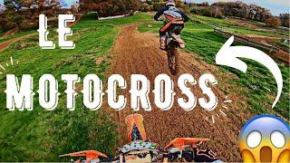 MA PREMIERE FOIS SUR UN TERRAIN DE MOTOCROSS (c'était incroyable)