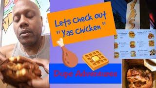 Dope Adventures: Yas Chicken |Chicken & Waffle Sandwich #eating #food #foodie