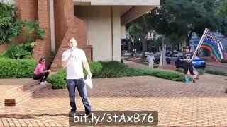 Jeff Dow Tampa Protest Against Forced Vaccines