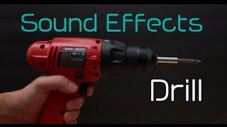 Drill Sound Effect in ((STEREO))