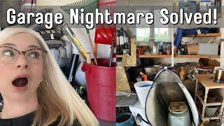 Ultimate Garage Makeover Reveal! 10 Easy Steps to Conquer the Chaos! #organization #storage