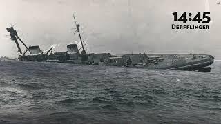 SMS Derfflinger sinking