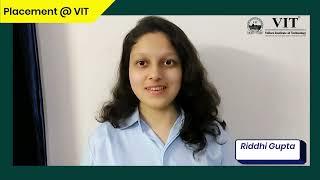 Placement Testimonials | Vellore Institute of Technology