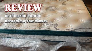 Olee Sleep King 13 Inch Gel Infused Memory Foam Mattress Review 2024 - Worth Every Penny!