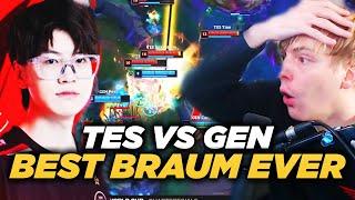 LS | THE GREATEST BRAUM PERFORMANCE EVER | TES vs GEN