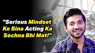 Pratik Chaudhary giving advice to aspiring new actor