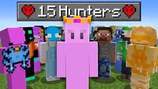 Minecraft Speedrunner VS 15 Hardcore Hunters