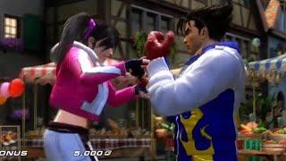 Tekken Tag Tournament 2 - Jin kazama And Ling Xiaoyu Rare Win Poses (CLASSIC COSTUMES)