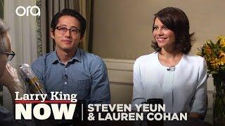 The Walking Dead's Steven Yeun and Lauren Cohan Open Up On Filming Sex Scenes