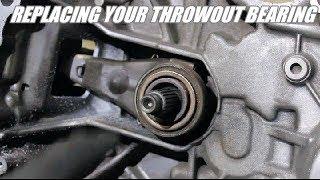 How to replace a Honda Throwout bearing / Clutch release bearing