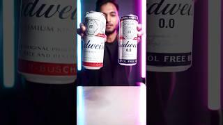 Trying alcoholic and non alcoholic beer  for the first time @budweiser @BudweiserIndia