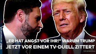 USA: "Er hat Angst vor ihr!" Warum Donald Trump jetzt vor einem TV-Duell mit Kamala Harris zittert