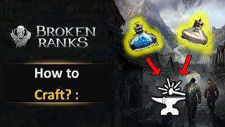 Quartz and Topaz Inhibitor - How to Craft in Broken Ranks ? - Guide series