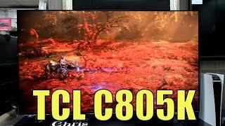 TCL C805K Mini LED TV Unboxing, Setup Test and Review SHORT EDIT