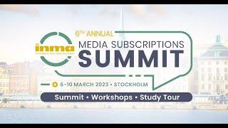 INMA Subscriptions Summit 2023 - Stockholm