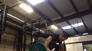 Chris Galvan- Above Knee Hang Power Snatch @210lbs (11.11.14)