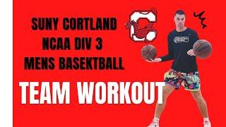 SUNY Cortland NCAA D3 Mens TEAM WORKOUT