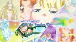 Mermaid Melody Pichi Pichi Pitch -  All The Transformations [DVD Quality 4:3]